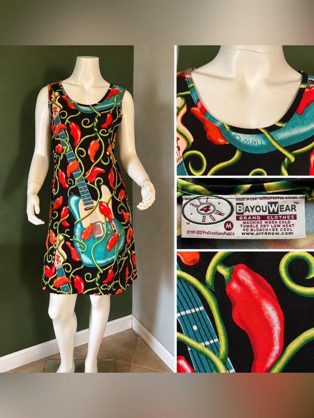 New Orleans Jazz Fest 2005 Official Bayou Wear Dress
